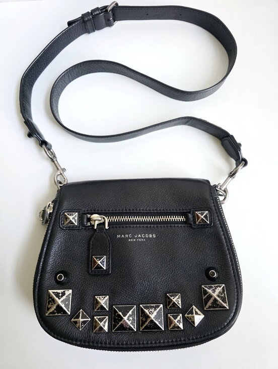 Marc Jacobs Handbags - Marc Jacobs Recruit Studded Saddle Bag